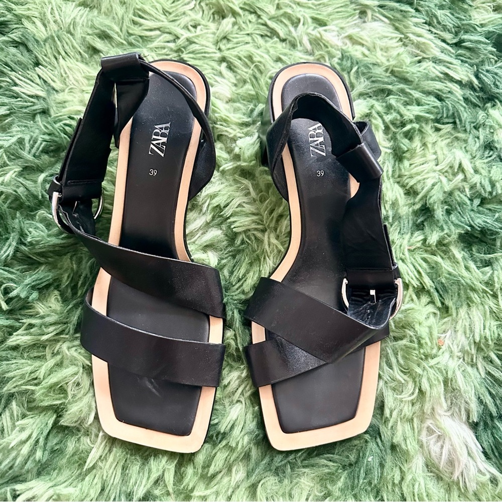 Black Zara sandals